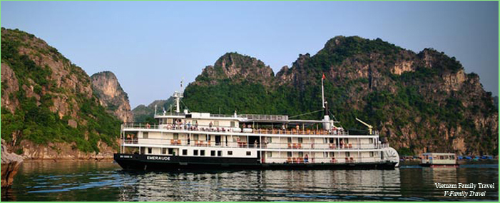 2DAYS 1 NIGHT HALONG BAY CRUISES WITH EMERAUDE CRUISER